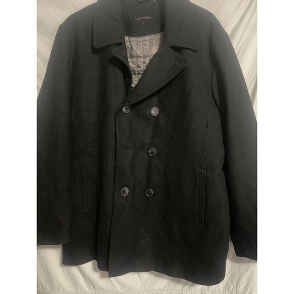 Calvin Klein Other - Calvin‎ Klein Mens Sz Large Black Coat